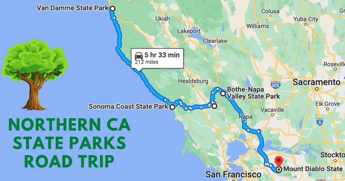 california state parks road trip