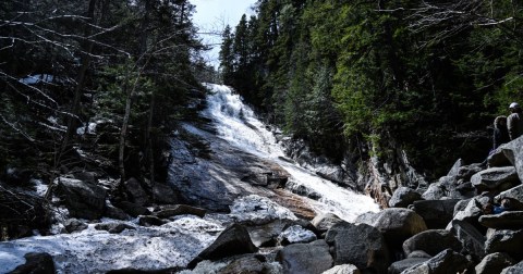 This Simple, 1-Mile Trail Leads To Ripley Falls, One Of New Hampshire's Most Underrated Waterfalls