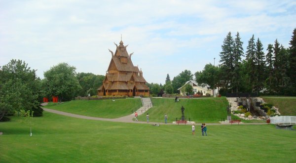 Just A Few Minutes From Downtown Minot, The Scandinavian Heritage Park Is The Perfect North Dakota Day Trip Destination