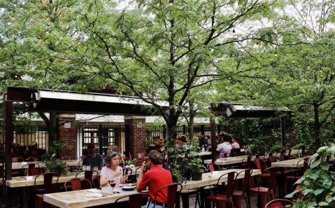 Sip Beer Under A Canopy Of Trees At The Enchanting Market Garden Brewery In Ohio