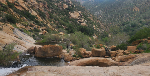 The Little-Known Waterfall In Southern California You Can Only Reach By Hiking This 4-Mile Trail