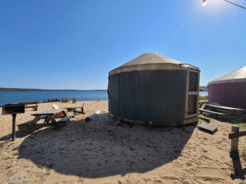 Go Glamping At These 6 Campgrounds In Michigan With Yurts For An Unforgettable Adventure
