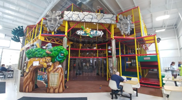 The Massive Indoor Playground In Ohio With Endless Places To Play