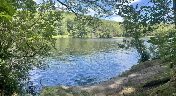 Enjoy Cool, Crisp Water At A Secluded Pond In Massachusetts