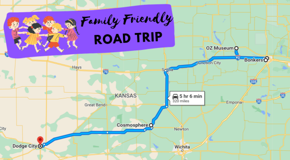 This Family Friendly Road Trip Through Kansas Leads To Whimsical Attractions, Great Museums, And More