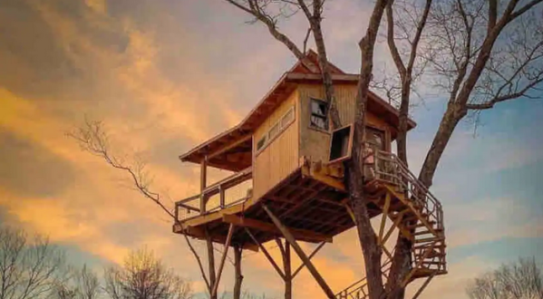 Sleep Among The Clouds At The Raven Rock Tree House In North Carolina