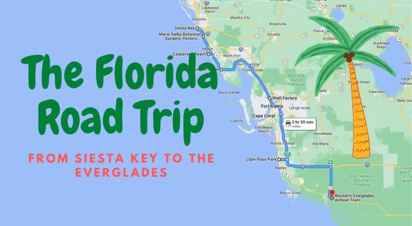 This Florida Road Trip Takes You From The Shores Of Siesta Key To The Everglades Swamps