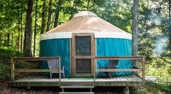 The Odetah Camping Resort In Connecticut Has A Yurt Village That’s Absolutely To Die For