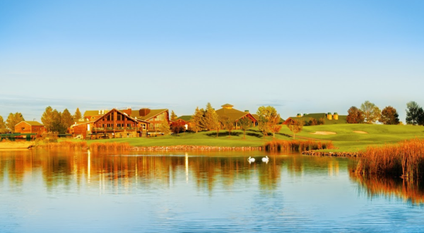 For Some Of The Most Scenic Waterfront Dining In Colorado, Head To Pelican Lakes Restaurant and Bar