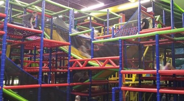 The Massive Indoor Playground In Iowa With Endless Places To Play