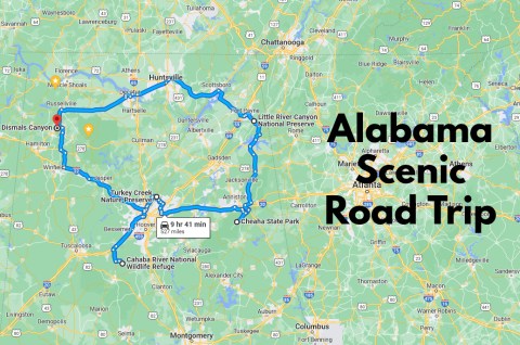 The Scenic Road Trip That Will Make You Fall In Love With The Beauty of Alabama All Over Again