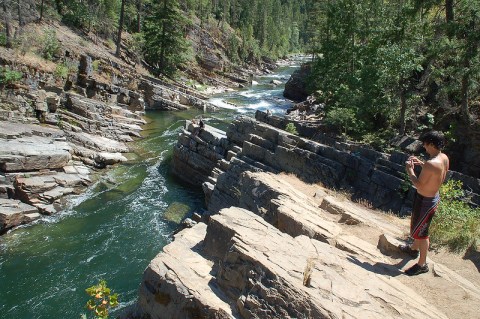 This Tiered Waterfall And Swimming Hole In Montana Must Be On Your Summer Bucket List