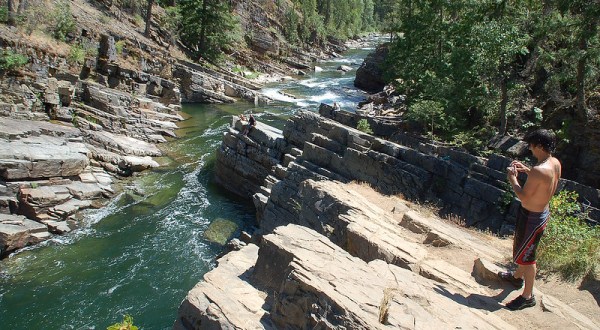 This Tiered Waterfall And Swimming Hole In Montana Must Be On Your Summer Bucket List