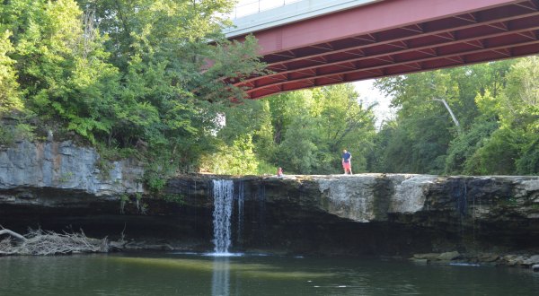 This Waterfall Under A Bridge In Ohio Must Be On Your Summer Bucket List