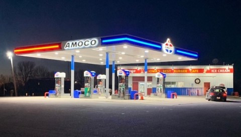 With A Burger Bar And Ice Cream Shop, The Coolest Gas Station In The World Is Right Here In Iowa
