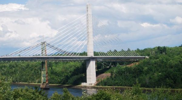 The Tallest Observatory Bridge In The World, Penobscot Narrows Bridge And Observatory In Maine Was A True Feat Of Engineering