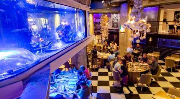 Dine With The Fishes At This One-Of-A-Kind Aquarium Restaurant In Southern California