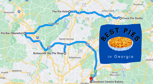 The Ultimate Pie Shop Road Trip In Georgia Is As Charming As It Is Sweet