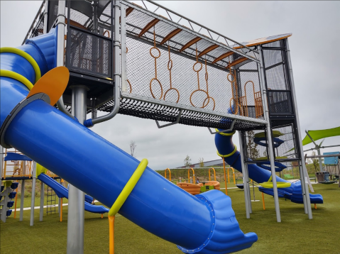 This Family-Friendly Park In Indiana Has A Splash Pad, Epic Playgrounds, A Field House, And More