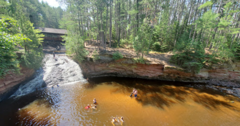 These 3 Waterfall Swimming Holes In Wisconsin Are Perfect For A Summer Day