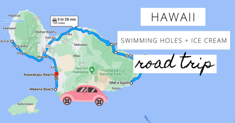 Explore Hawaii's Best Swimming Spots And Ice Cream Shops On This Multi-Day Road Trip