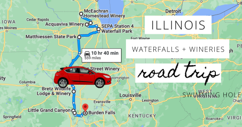 Explore The Best Waterfalls And Wineries In Illinois On This Multi-Day Road Trip