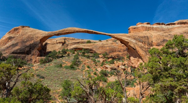 One Of The World’s Longest Natural Arches Is 306-Feet Long And Found Right Here In Utah