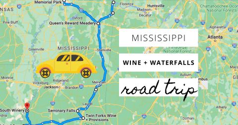 Explore Mississippi's Best Waterfalls And Wineries On This Multi-Day Road Trip