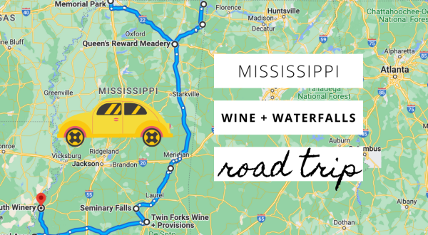 Explore Mississippi’s Best Waterfalls And Wineries On This Multi-Day Road Trip