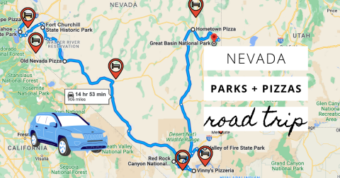 Explore Nevada's Best Parks And Pizzerias On This Multi-Day Road Trip