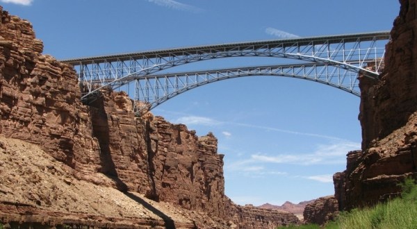 Once The Tallest Bridge In The World, Arizona’s Historic Navajo Bridge Is A True Feat Of Engineering