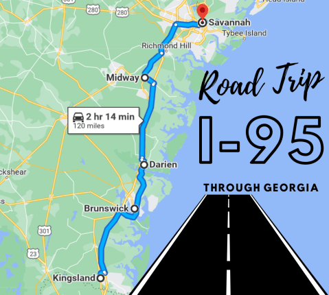 Take This Road Trip To The Most Charming I-95 Towns In Georgia
