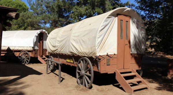 Channel Your Inner Pioneer When You Spend The Night At This Covered Wagon Campground In Jamul, California