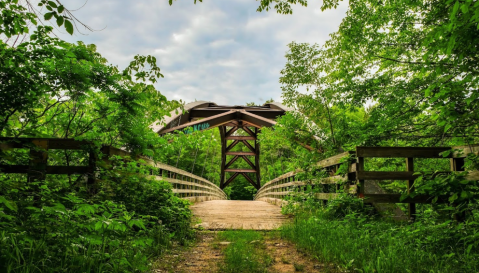 The Out-of-This World Hike In Minnesota That Leads To A Fairytale Foot Bridge