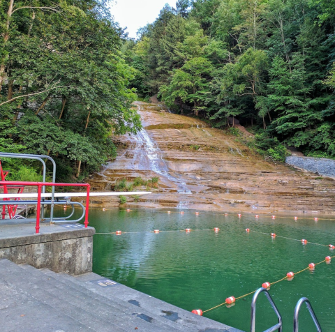 This Tiered Waterfall And Swimming Hole In New York Must Be On Your Summer Bucket List
