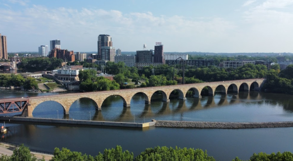 The Only Arched Stone Bridge On The Mississippi River, Minnesota’s Stone Arch Bridge Is A True Feat Of Engineering