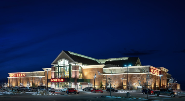 Absolutely Gigantic, You Could Easily Spend All Day Shopping At Scheels In Montana