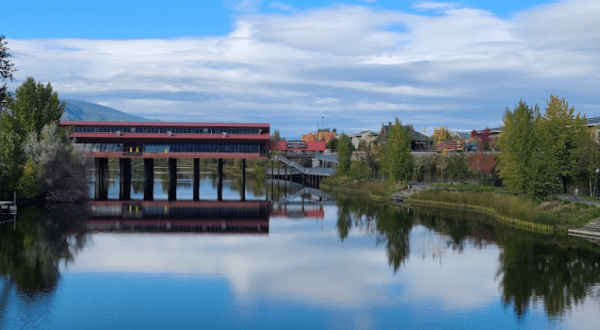 Featuring More Than A Dozen Shops, This Downtown Marketplace Bridge In Idaho Is One Of A Kind