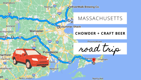 Explore The Best Chowder And Craft Beer In Massachusetts On This Multi-Day Road Trip