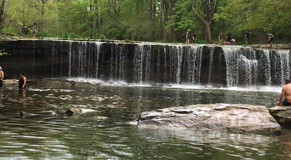 You’ll Want To Spend The Entire Day At The Gorgeous Natural Pool In Indiana’s Bartholomew County Park