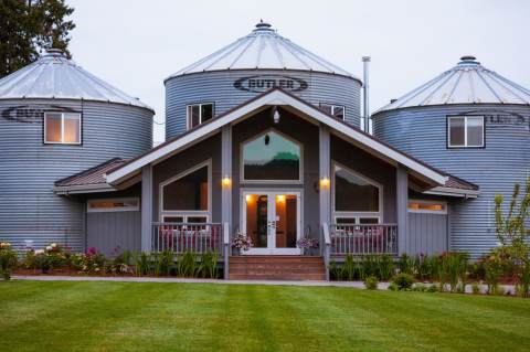 Stay In A Converted Grain Silo On A Beautiful Working Farm And Vineyard In The Heart Of Oregon Wine Country