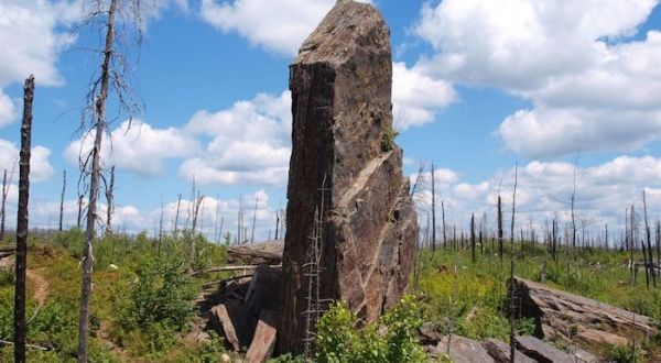 Few People Know There’s A Mystical Monolith Hidden In The Woods In Minnesota