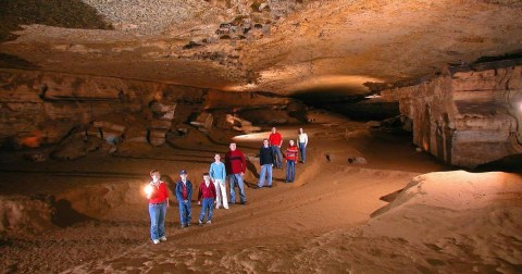 The Indiana Cave Tour Inside A National Landmark That Belongs On Your Bucket List