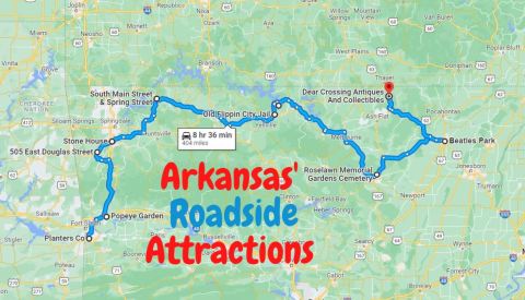 Take This Quirky Road Trip To Visit Arkansas’ Most Unique Roadside Attractions