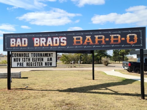 Bad Brad's Bar-B-Q Is A Rustic Restaurant In Oklahoma That Is A Carnivore's Dream Come True