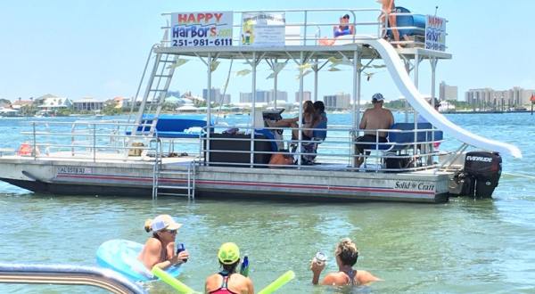 Rent Your Own Two-Story Party Boat In Alabama For An Amazing Day On The Water