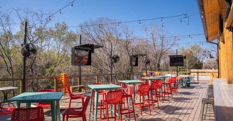 This Treehouse Bar And Restaurant Offers Some Of The Most Scenic Patio Dining In Texas