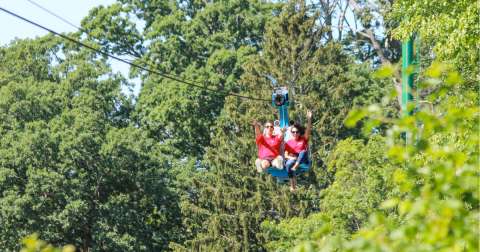 Take A Ride On The Longest Zipline In Rhode Island At Rogers Williams Park Zoo