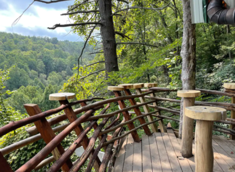 This Off-Grid Treehouse In Maryland Has Some Of The Best Mountain Views Around
