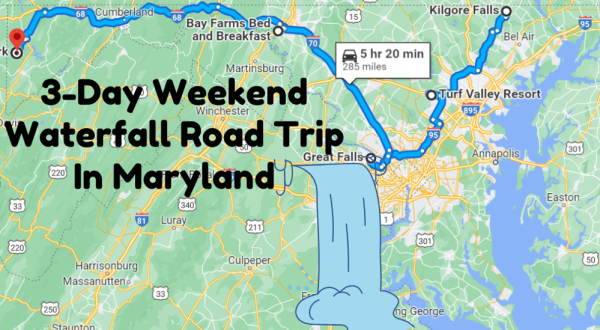 Spend 3 Days At 3+ Waterfalls On This Weekend Road Trip In Maryland